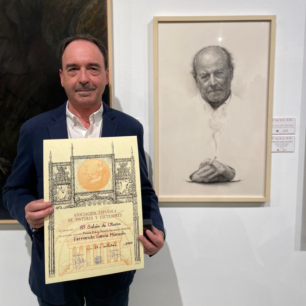 Fernando García Monzón, Medalla de dibujo “Roberto Fernández Balbuena”