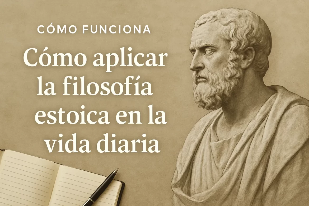 cómo funciona Cómo aplicar la filosofía estoica en la vida diaria