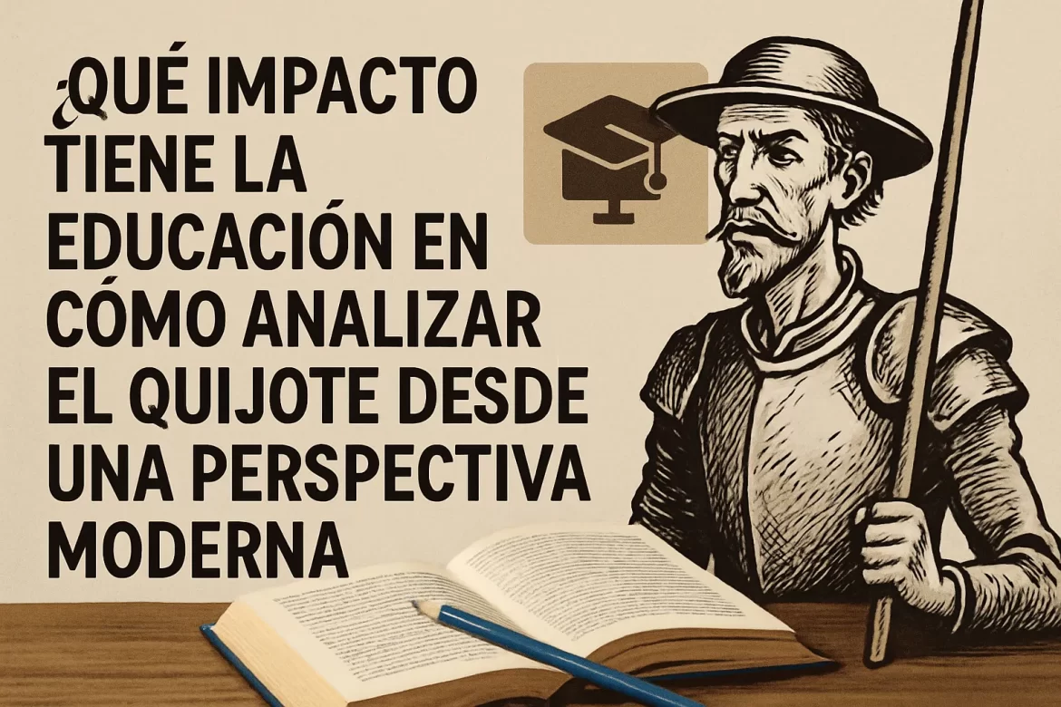 qué impacto tiene la educación en Cómo analizar El Quijote desde una perspectiva moderna