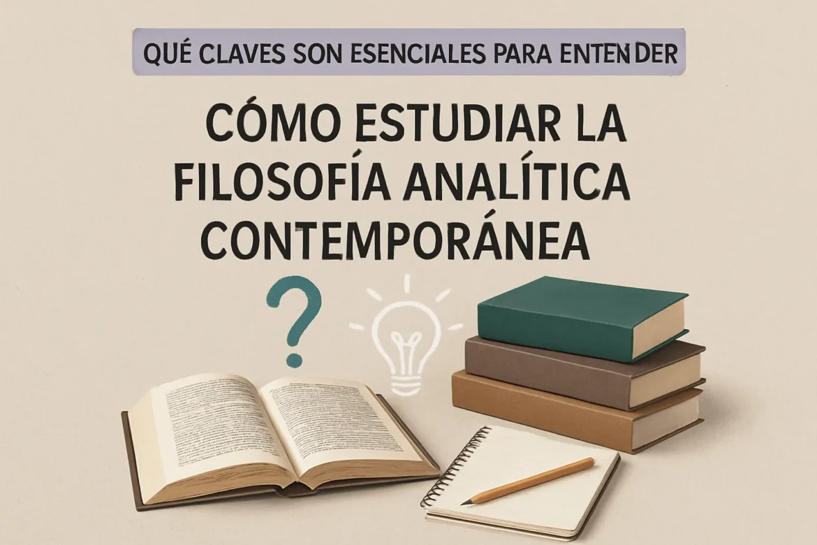 qué claves son esenciales para entender Cómo estudiar la filosofía analítica contemporánea