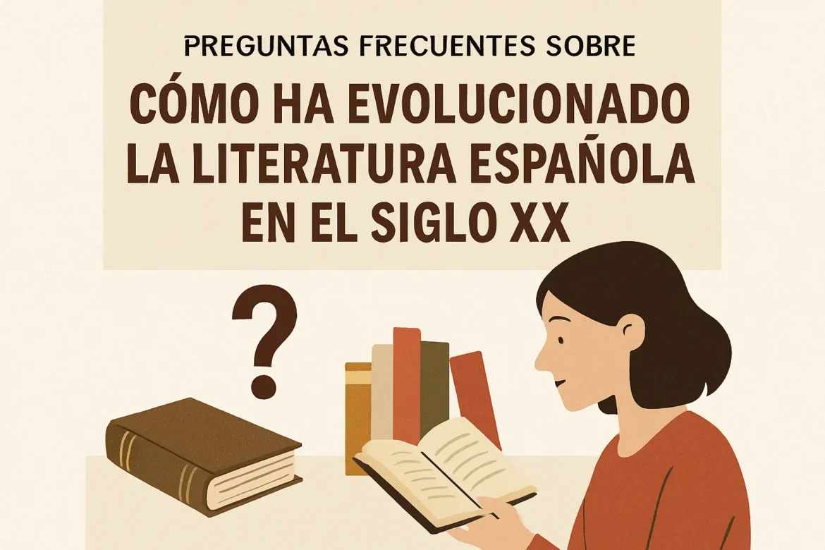 preguntas frecuentes sobre Cómo ha evolucionado la literatura española en el siglo XX