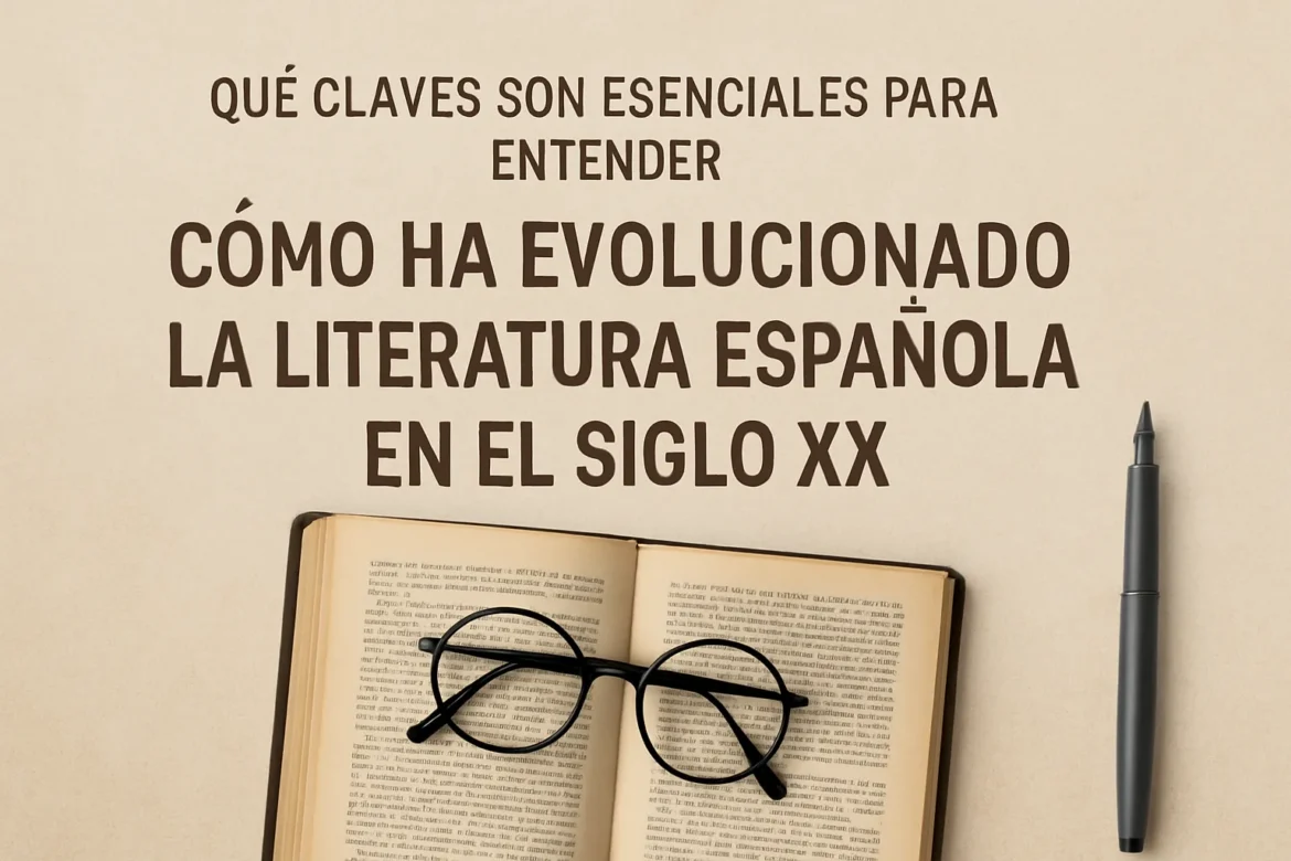 qué claves son esenciales para entender Cómo ha evolucionado la literatura española en el siglo XX