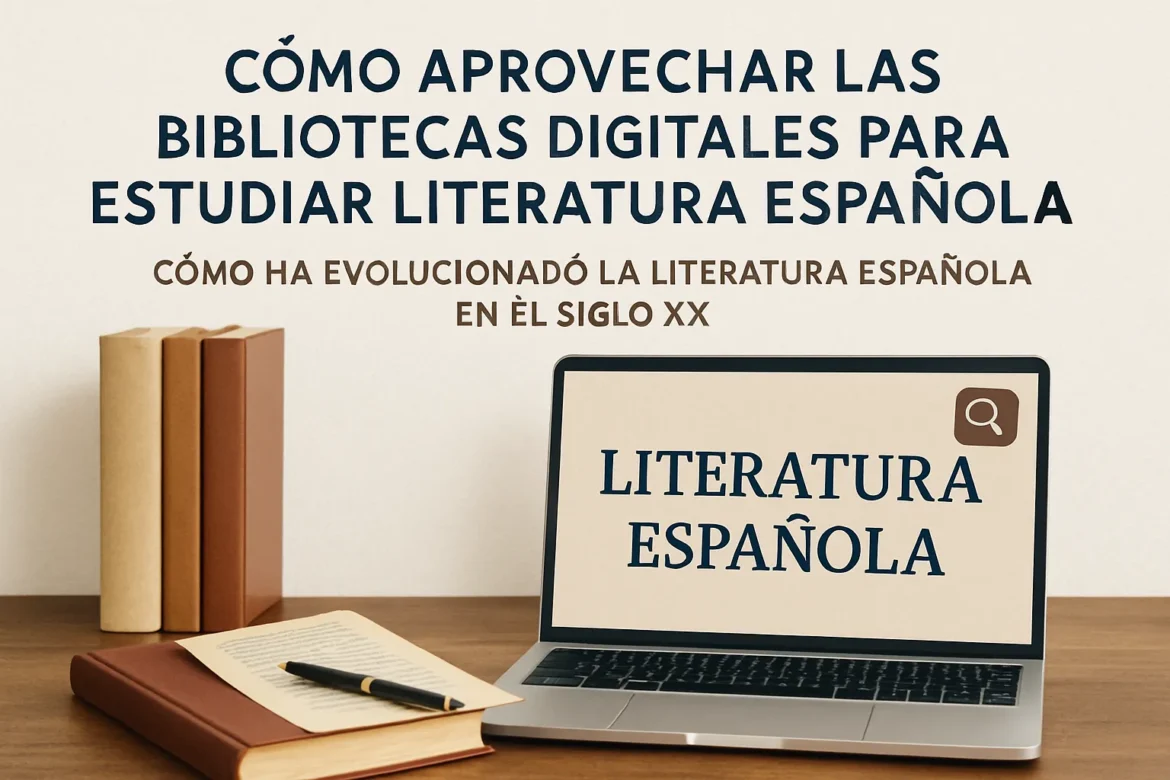 cómo aprovechar las bibliotecas digitales para estudiar literatura española Cómo ha evolucionado la literatura española en el siglo XX