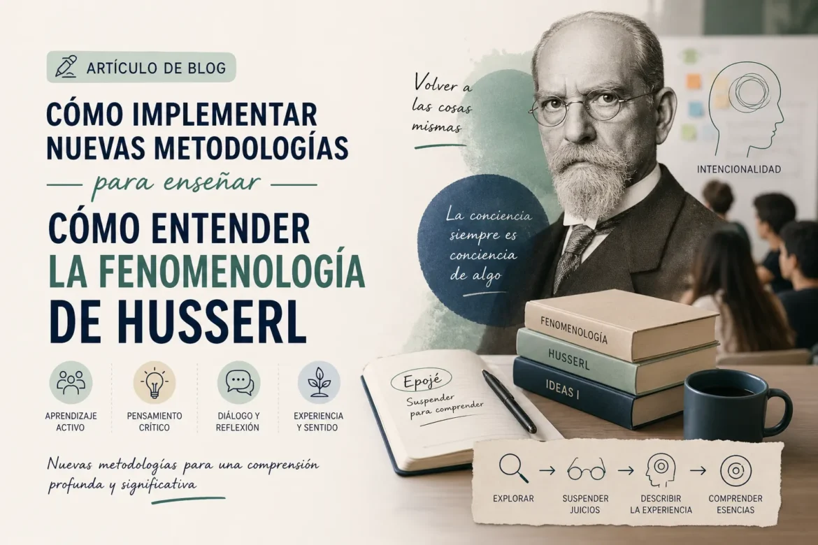 cómo implementar nuevas metodologías para enseñar Cómo entender la fenomenología de Husserl