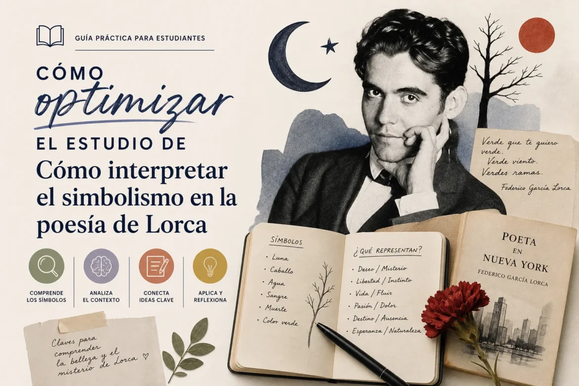 cómo optimizar el estudio de Cómo interpretar el simbolismo en la poesía de Lorca