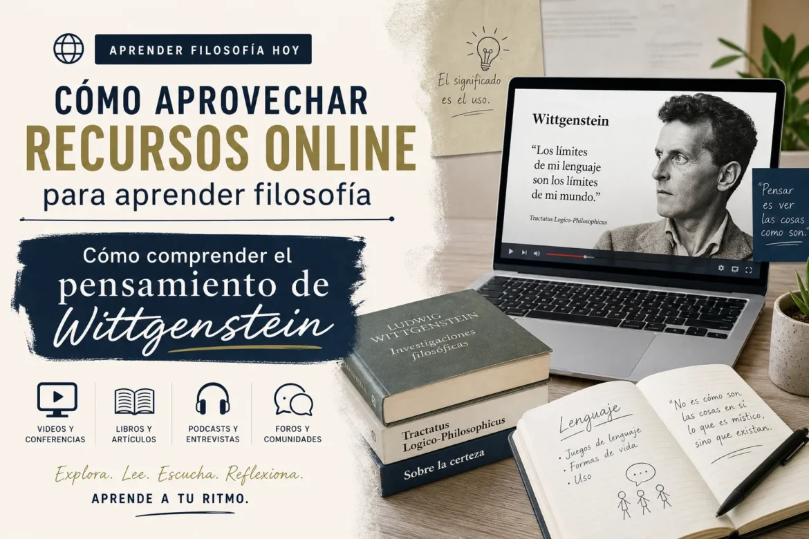 Cómo aprovechar recursos online para aprender filosofía y comprender el pensamiento de Wittgenstein
