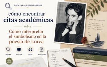 cómo encontrar citas académicas sobre Cómo interpretar el simbolismo en la poesía de Lorca