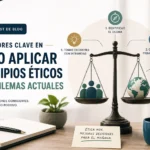 factores clave en Cómo aplicar principios éticos a los dilemas actuales