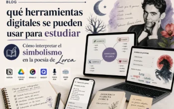qué herramientas digitales se pueden usar para estudiar Cómo interpretar el simbolismo en la poesía de Lorca