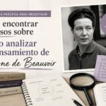 cómo encontrar recursos sobre Cómo analizar el pensamiento de Simone de Beauvoir