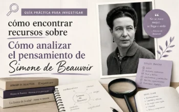 cómo encontrar recursos sobre Cómo analizar el pensamiento de Simone de Beauvoir