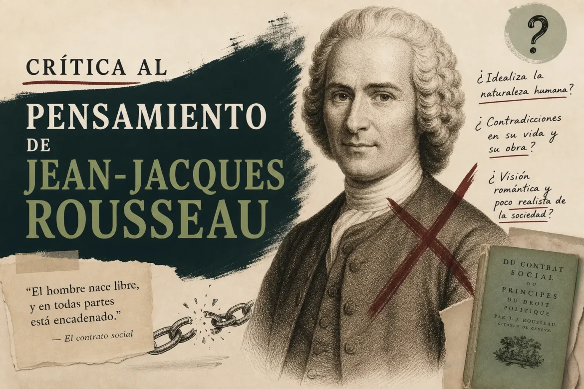 crítica al pensamiento de Jean-Jacques Rousseau