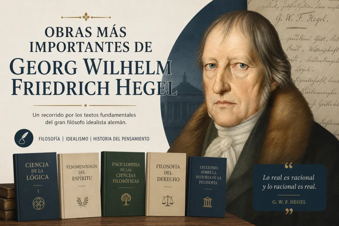obras más importantes de Georg Wilhelm Friedrich Hegel