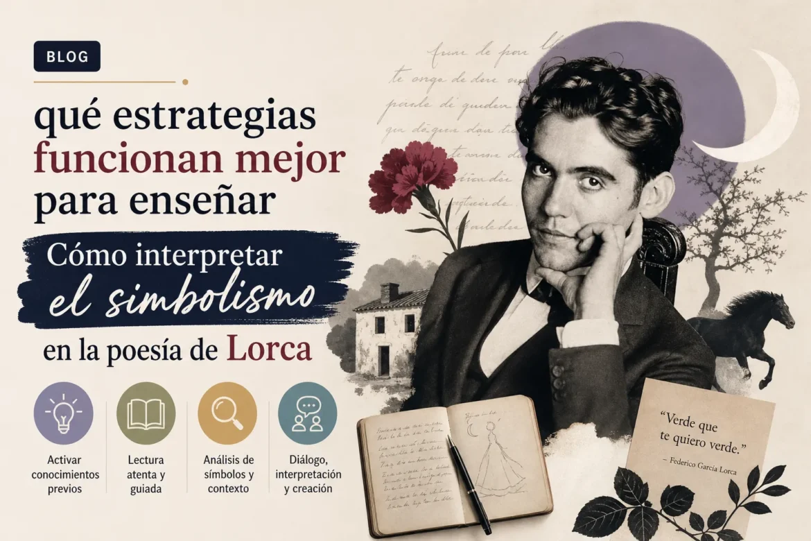 qué estrategias funcionan mejor para enseñar Cómo interpretar el simbolismo en la poesía de Lorca