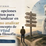qué opciones existen para profundizar en Cómo analizar el concepto de libertad en la filosofía