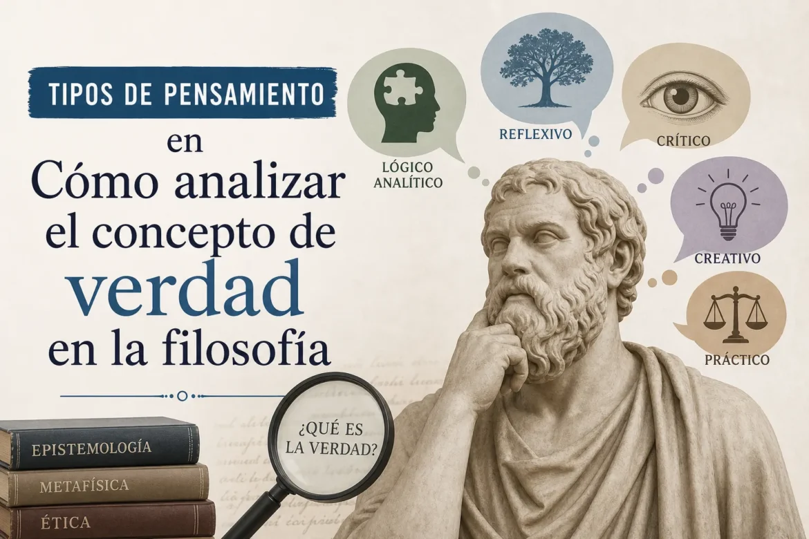 tipos de pensamiento en Cómo analizar el concepto de verdad en la filosofía